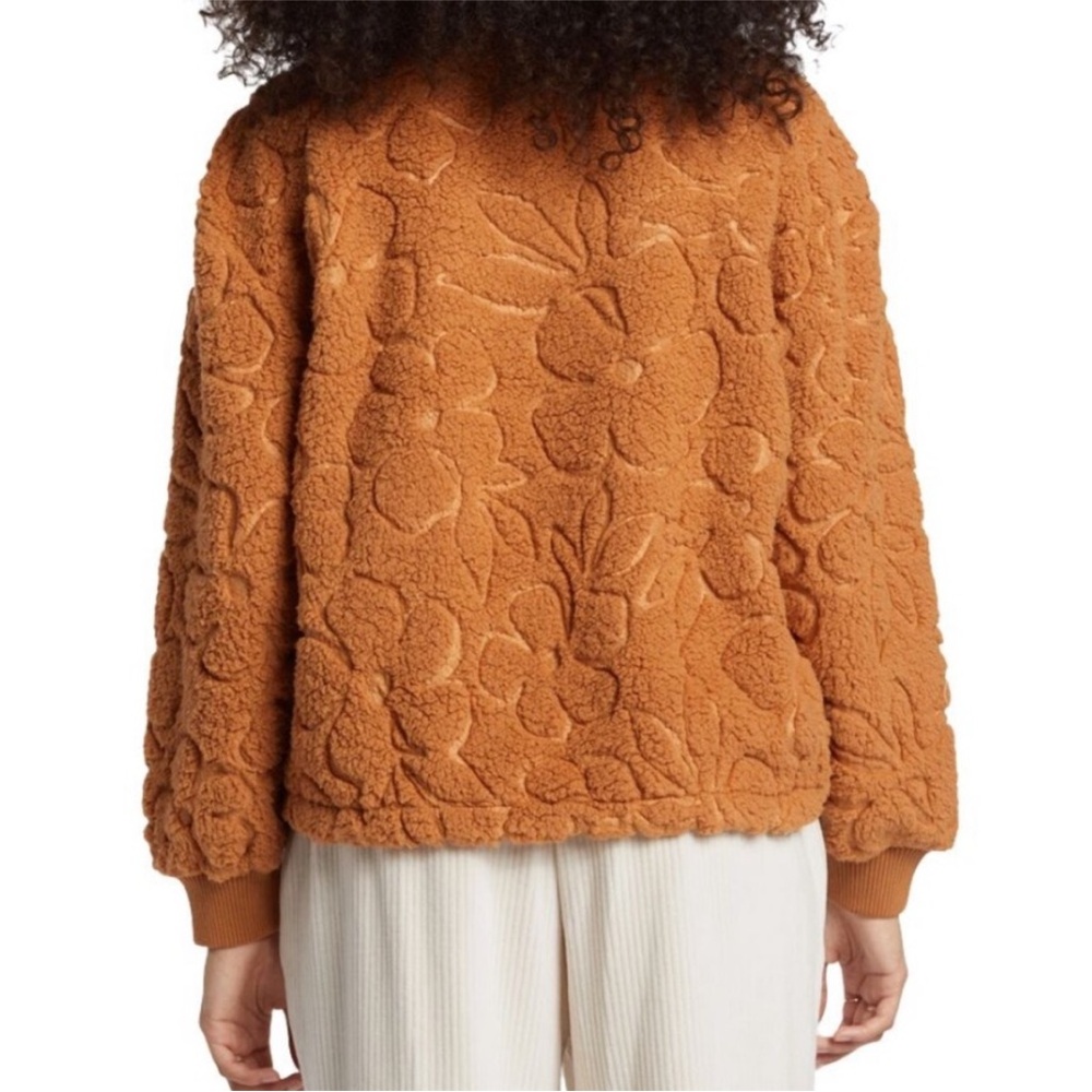 Pullover Textured Billabong Women's Tan Jacket NWT Time Off in Medium or XL - Picture 5 of 9